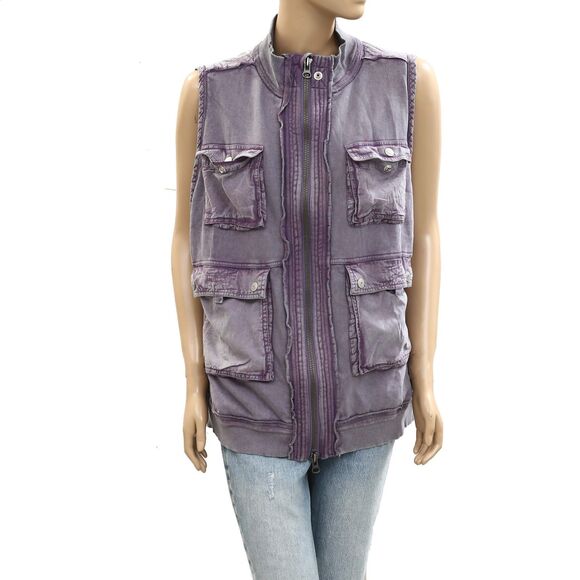 Free People Jackets & Blazers - Free People We The Free Vest Jacket Top Utility Cotton Vintage M New 284629
